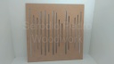 Difusor acústico Sound Wave W1 painel em mdf Cru 50x50cmx6mm sem espuma