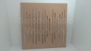 Painel difusor acústico Sound Wave W1 em MDF CRU de 6mm 40x60cm