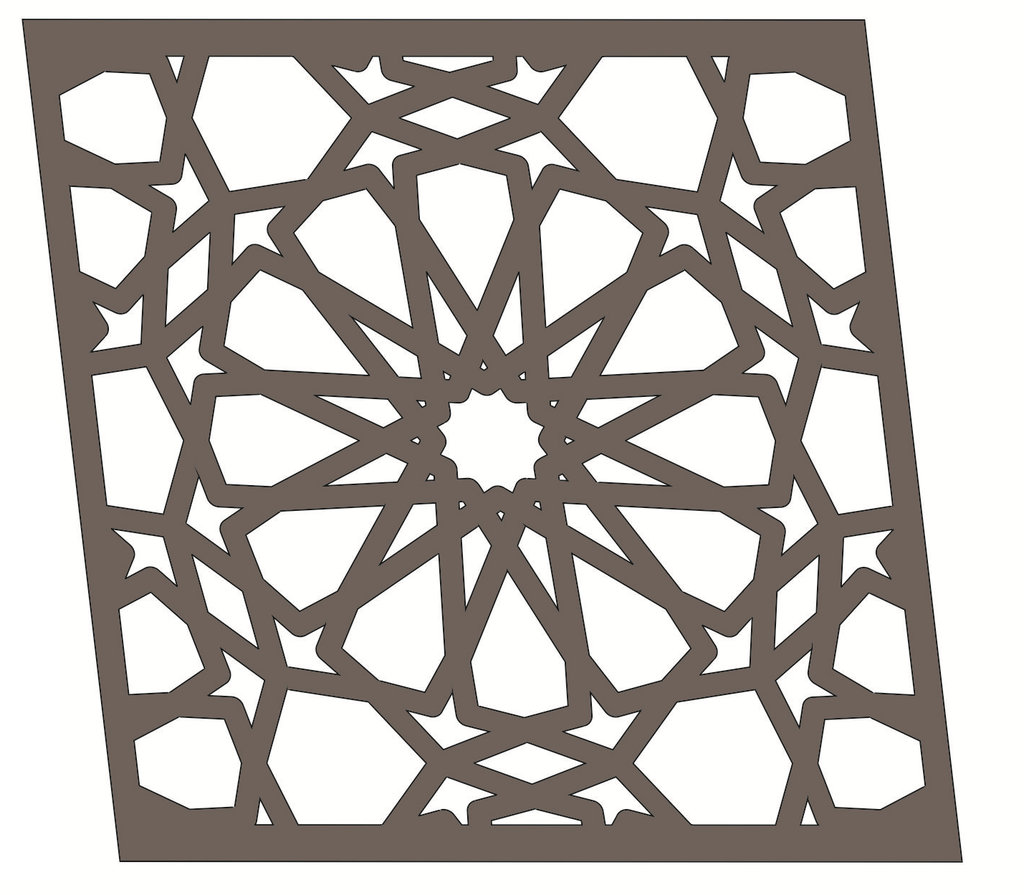 Painel divisória modular 40x40cm x 6mm modelo Q4